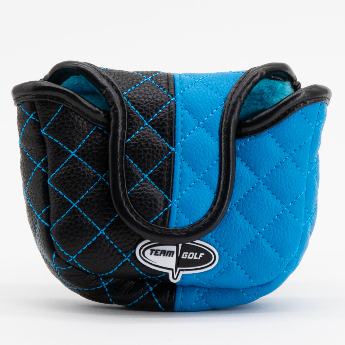 Carolina Panthers Split Mallet Putter quilted headcover, back view