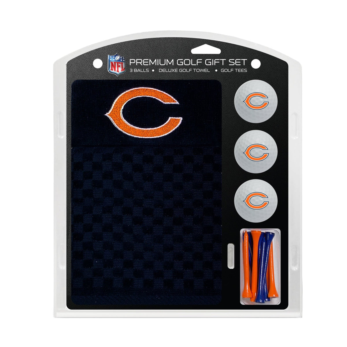 Chicago Bears Embroidered Towel Golf Gift Set