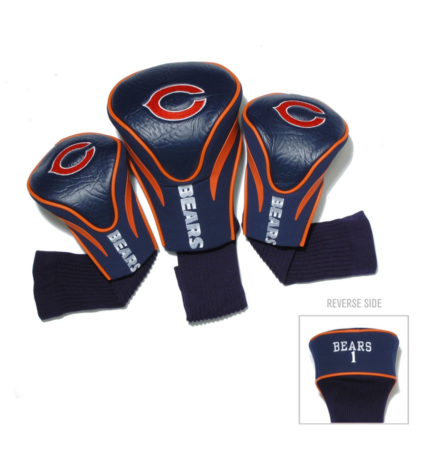 Chicago Bears NFL Contour 3 Pack Headcovers - Club Rehab