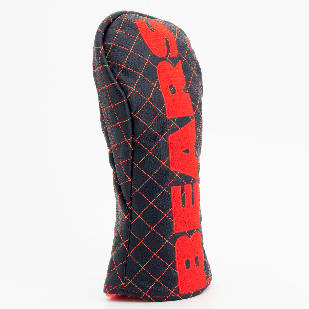 Chicago Bears Solid Quilted Fairway Headcover, angled view
