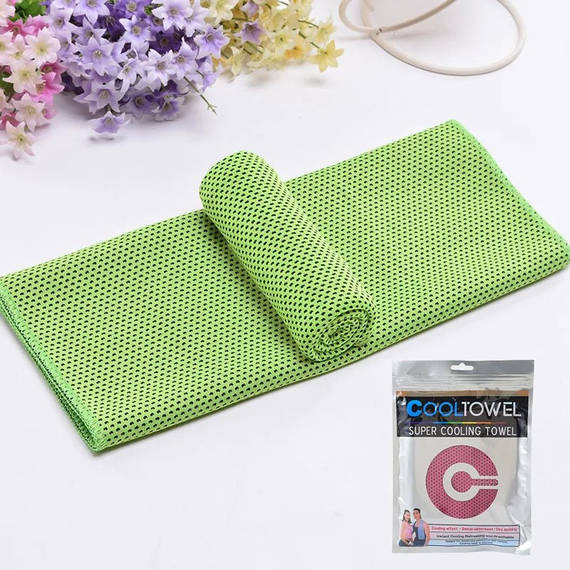 Chill Out: Ultimate Cooling Sports Towel - Green - Club Rehab