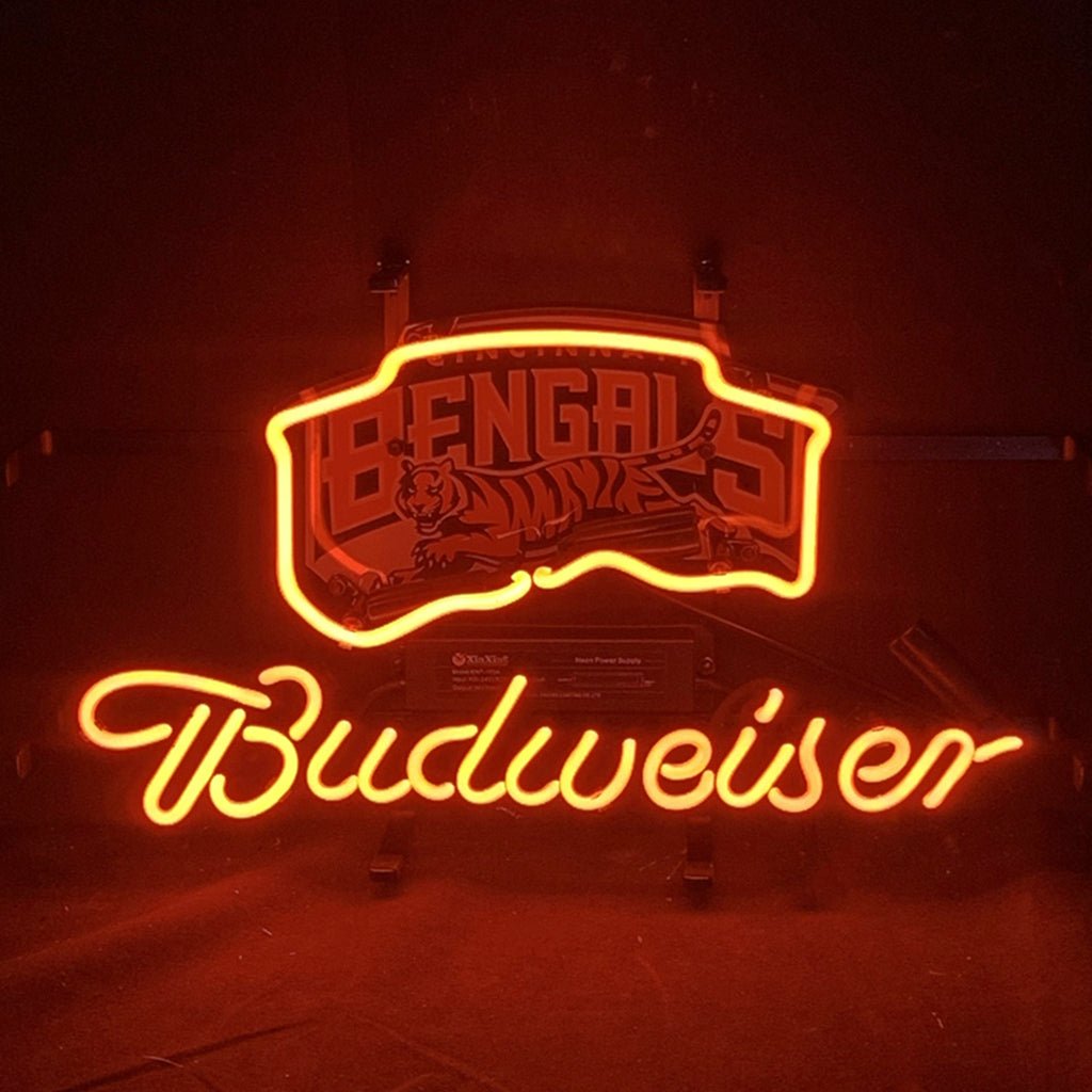 Cincinnati Bengals Budweiser Neon Signs - Club Rehab