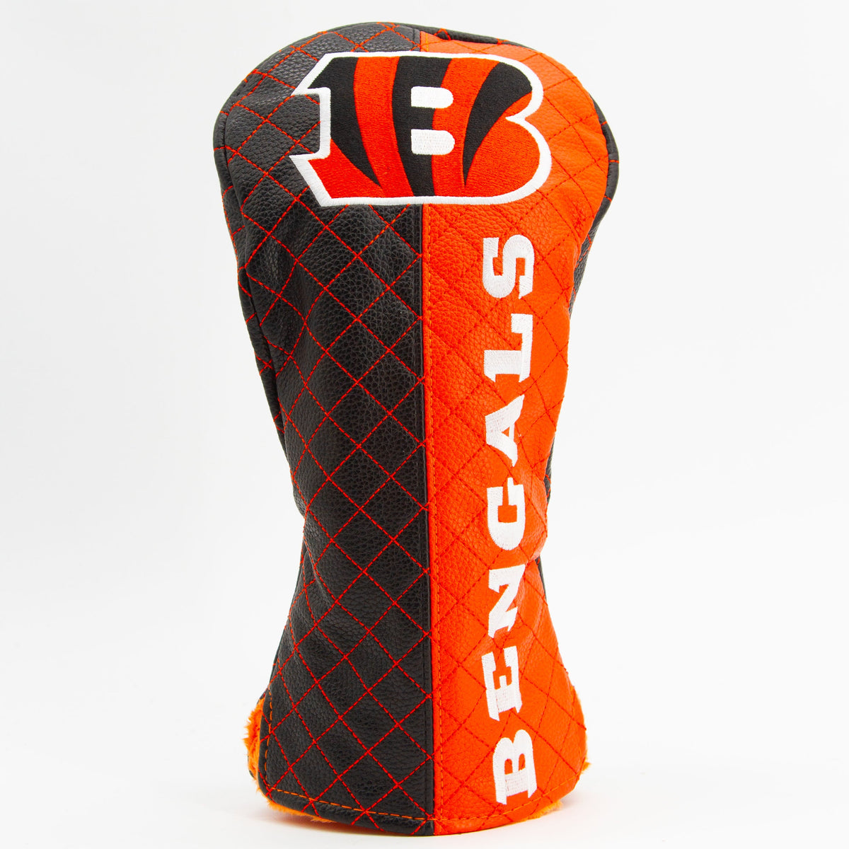 Cincinnati Bengals Split Quilted Driver Headcover, front view