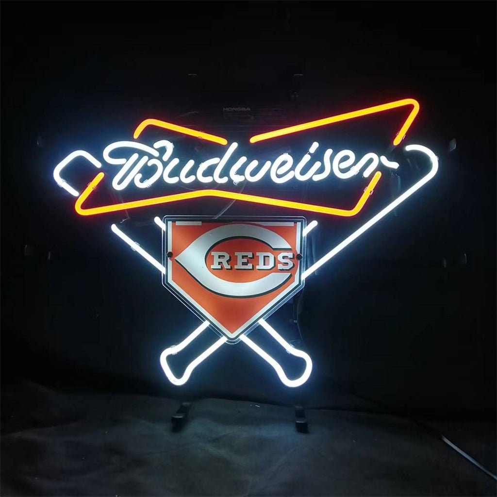 Cincinnati Reds Budweiser Neon Signs Light - Club Rehab