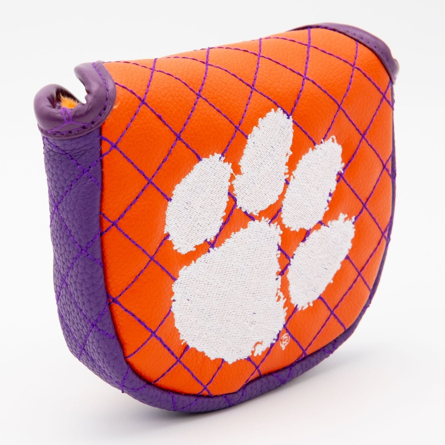 Clemson Tigers Quilted Headcovers – All In Collection - Mallet Putter Solid - Club Rehab