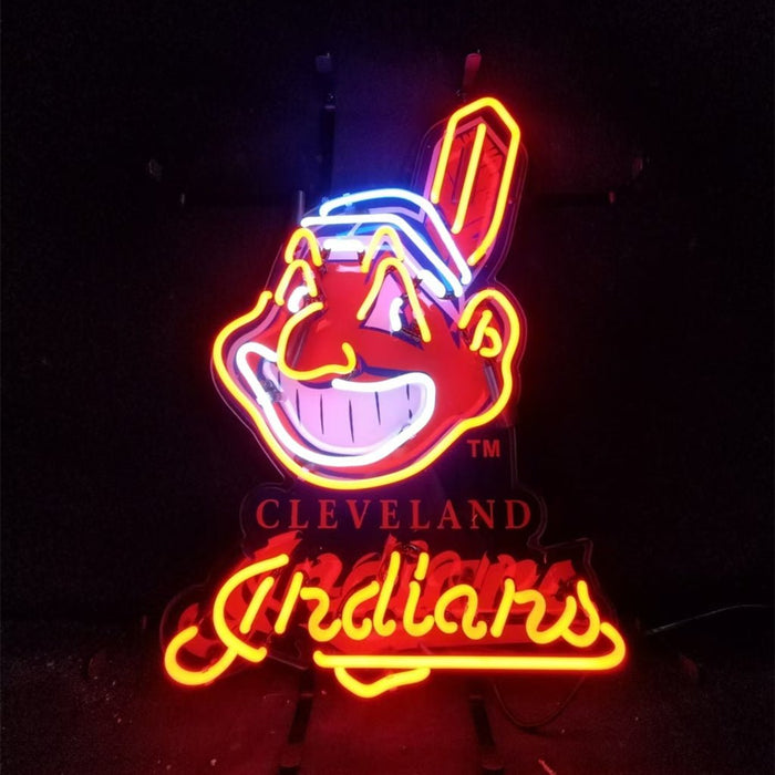 Cleveland Indians Neon Signs - Club Rehab