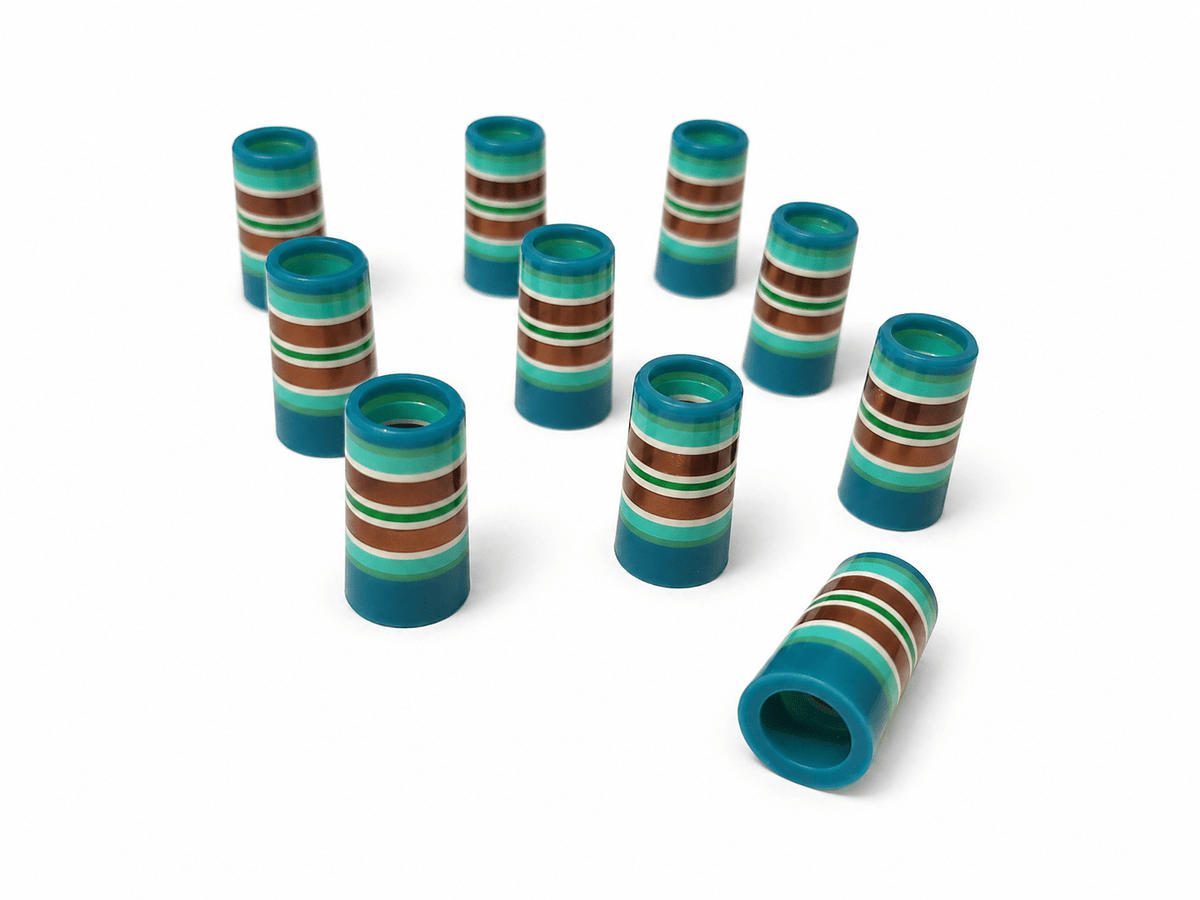Color Pop Ferrules | 10 - Pack Golf Club Shaft Ferrules - Coastal Drift - Club Rehab