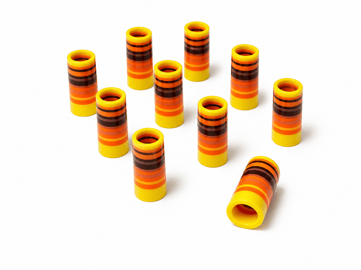 Color Pop Ferrules | 10 - Pack Golf Club Shaft Ferrules - Sunset Slam - Club Rehab