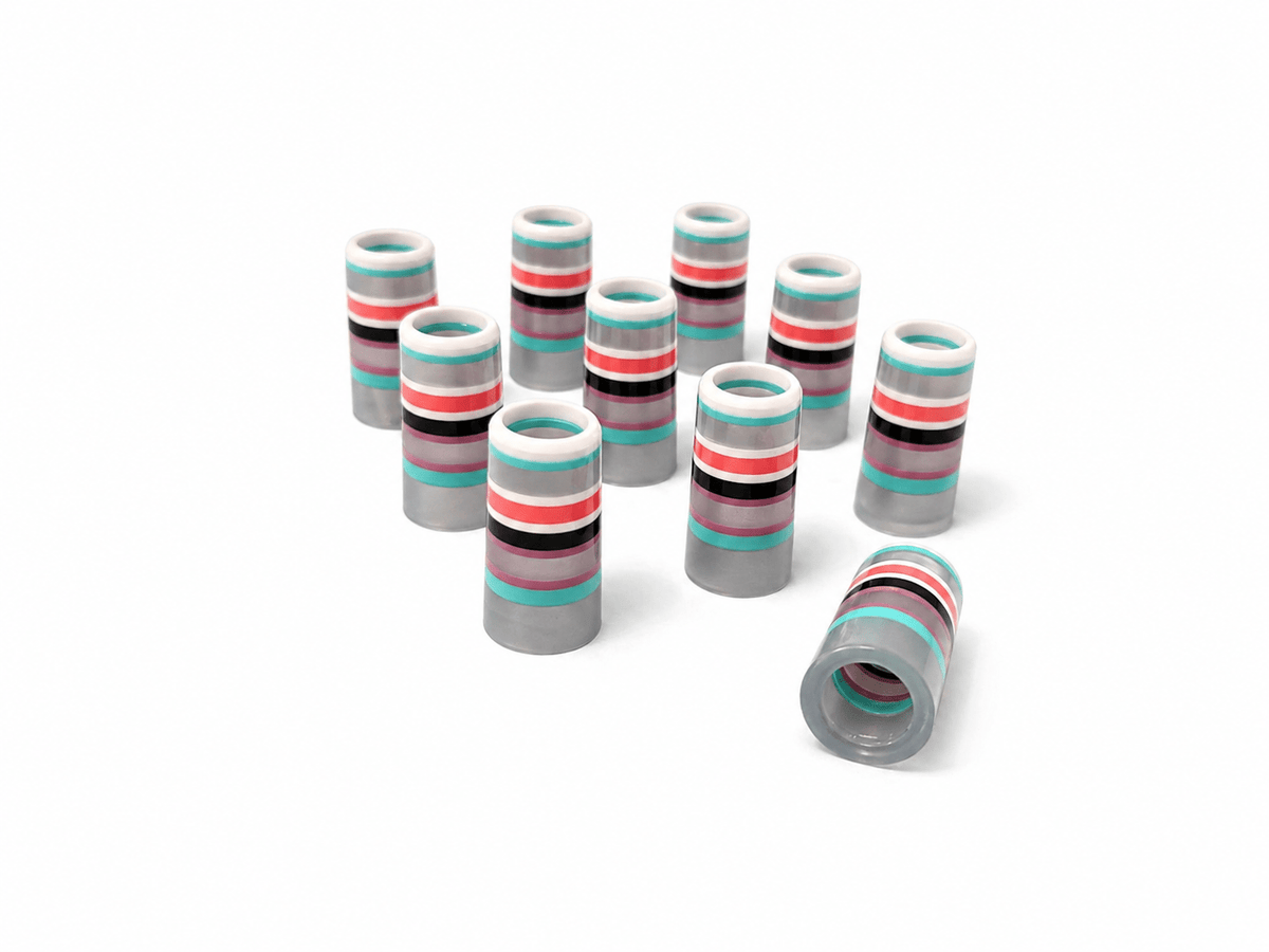 Color Pop Ferrules | 10 - Pack Golf Club Shaft Ferrules - Vice Drift - Club Rehab