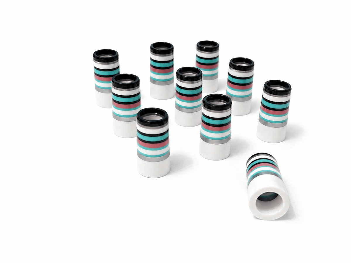 Color Pop Ferrules | 10 - Pack Golf Club Shaft Ferrules - Vice Mist - Club Rehab