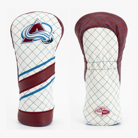 Colorado Avalanche Gestepptes Fairway-Holz-Headcover mit Streifen