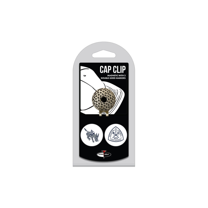 COLORADO SCH OF MINES hat clip with two golf ball markers