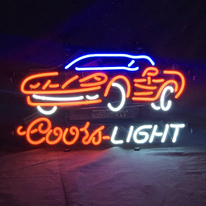 Coors Light Auto Car Neon Signs - Club Rehab