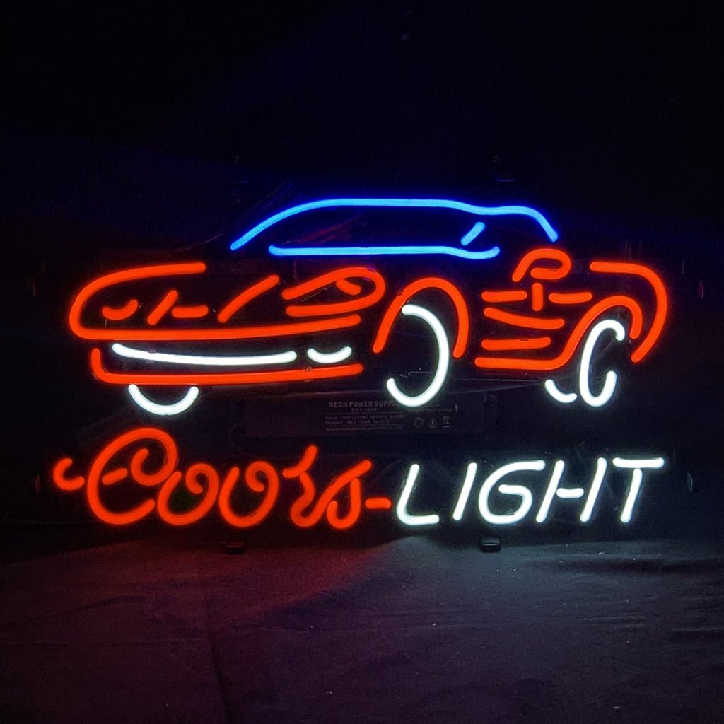 Coors Light Auto Car Neon Signs - Club Rehab