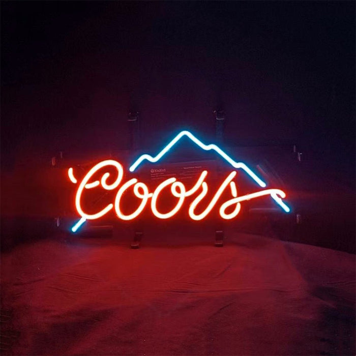 Coors Light Beer Mountain Neon Sign Light - Club Rehab