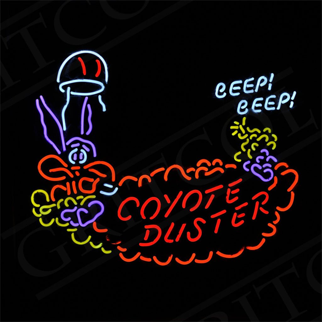 Coyote Duster Beep Beep Neon Signs - Club Rehab