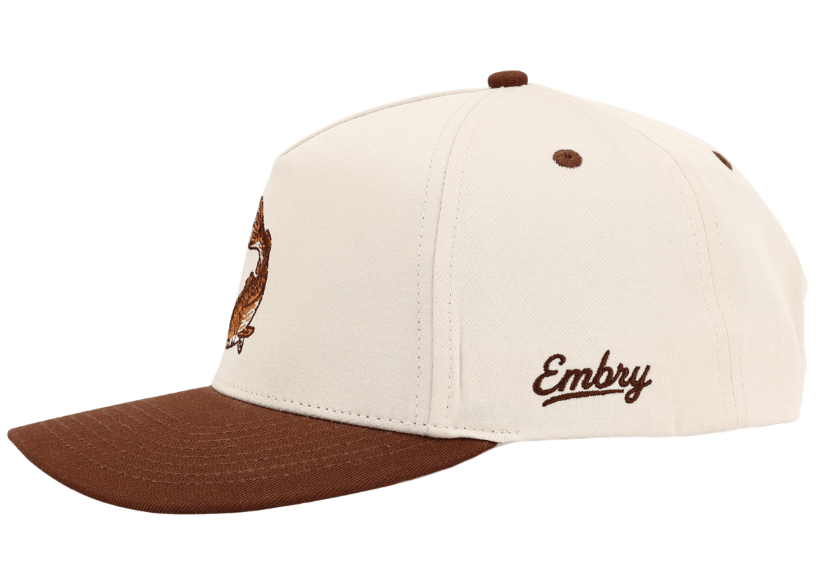 Cream/Brown - Redfish - Club Rehab - Trucker HatCream/Brown - Redfish