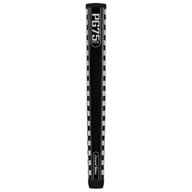 Lizard Skins PG75 Checkerboard putter grip, flat front detail