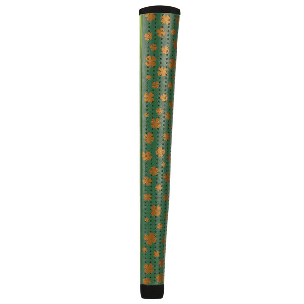 Lizard Skins PG75 Four Leaf putter grip, rear and side detail