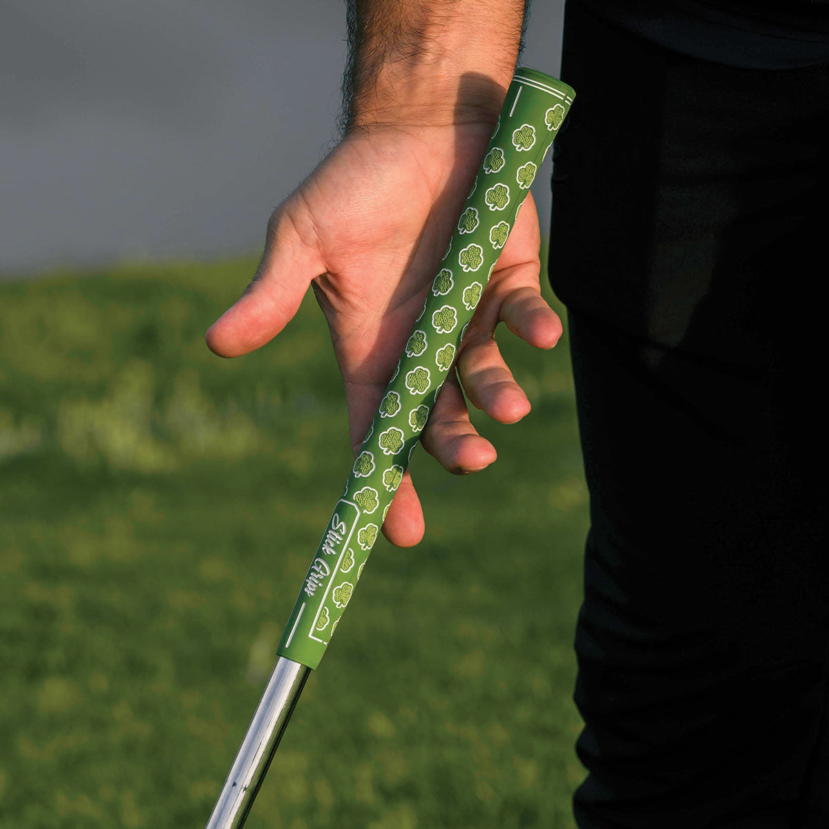 Stick Grips Shamrock Dark Green design detail