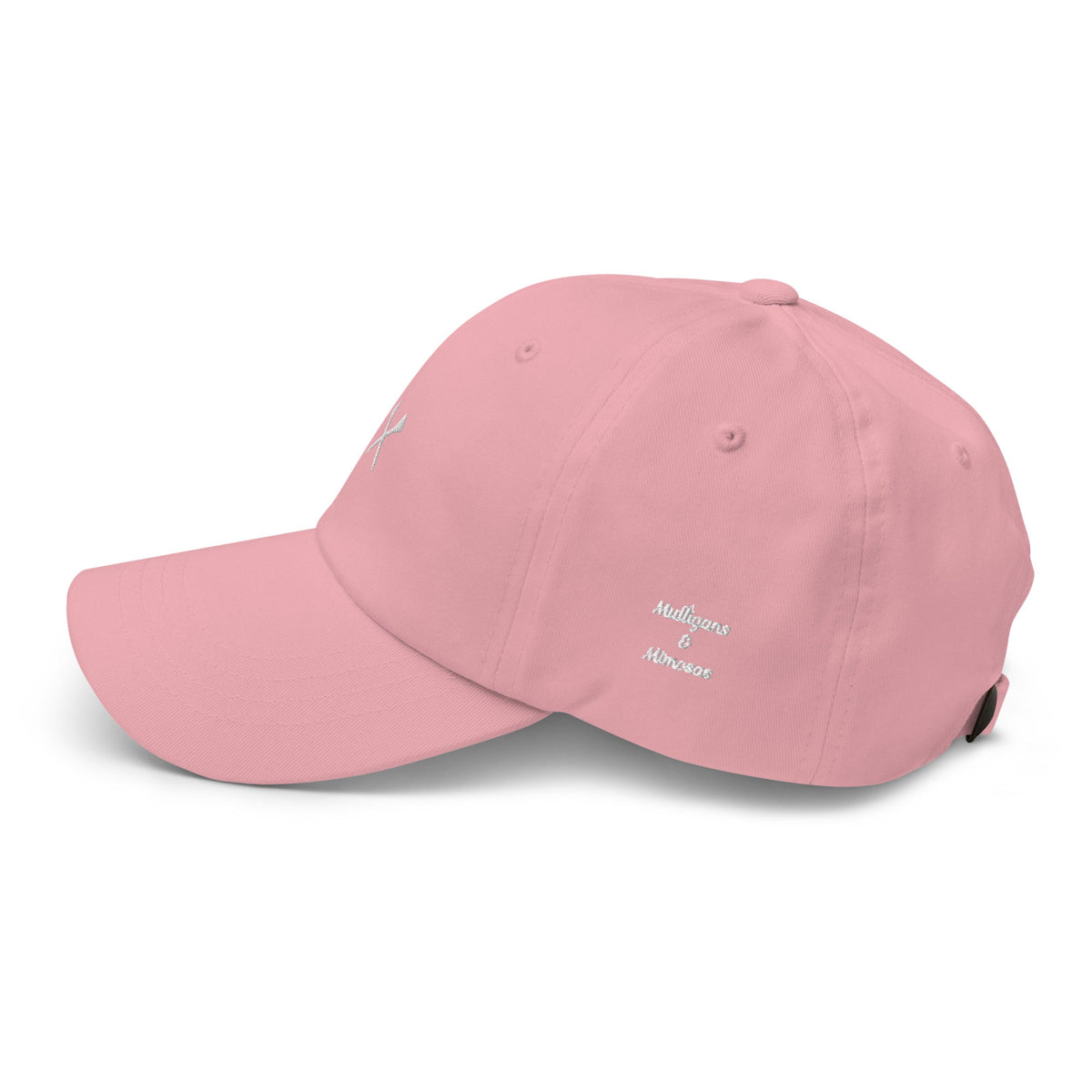 Crossed Tees Embroidered Golf Hat – Minimalist Women’s Golf Cap | Mulligans & Mimosas - Pink - Club Rehab