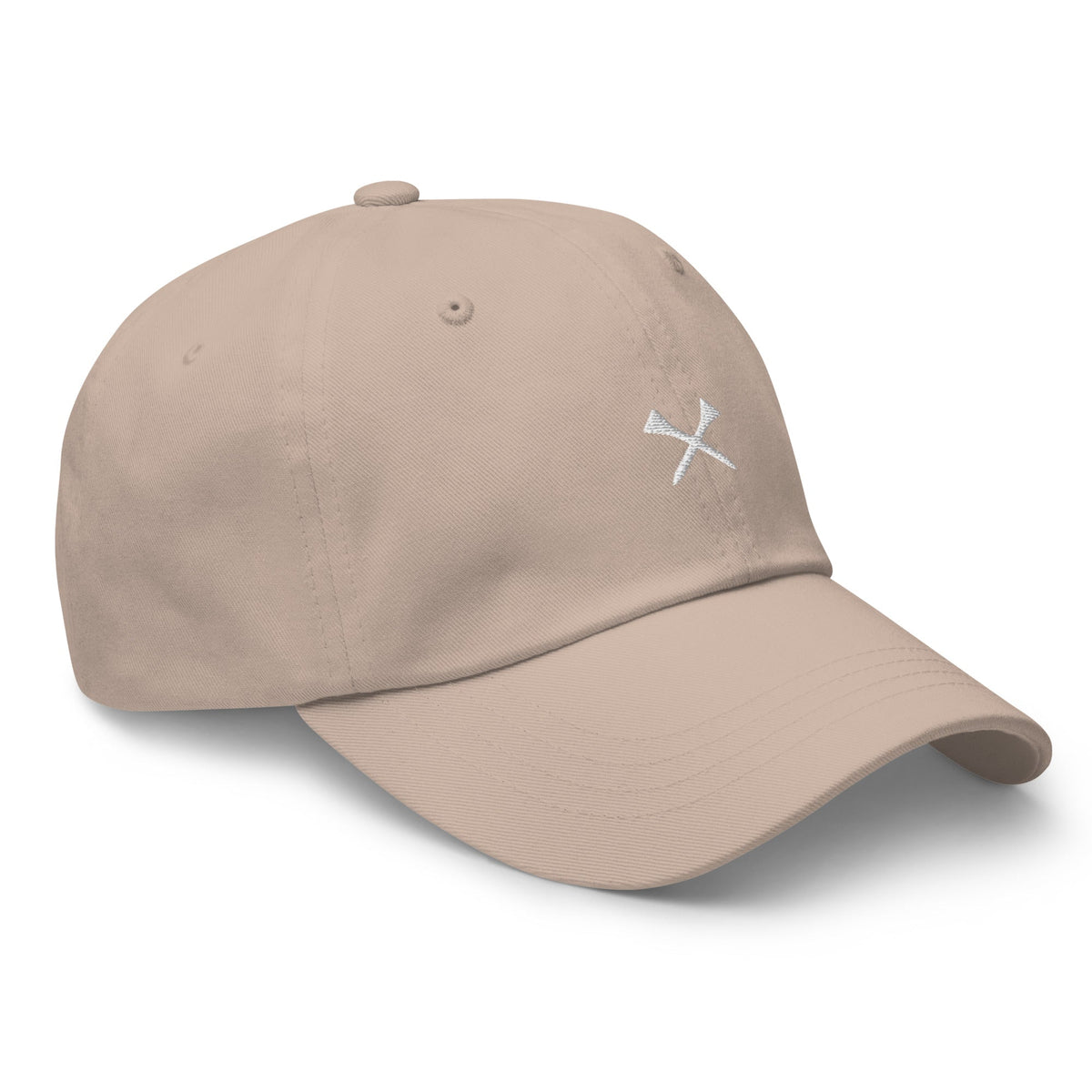 Crossed Tees Embroidered Golf Hat – Minimalist Women’s Golf Cap | Mulligans & Mimosas - Stone - Club Rehab