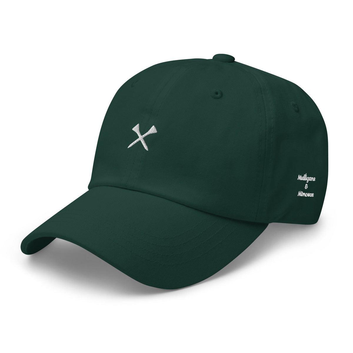 Crossed Tees Embroidered Golf Hat – Minimalist Women’s Golf Cap | Mulligans & Mimosas - Spruce - Club Rehab
