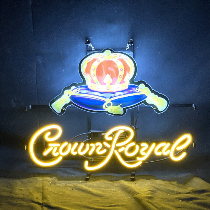 Crown Royal Whiskey Neon Signs Light - Club Rehab