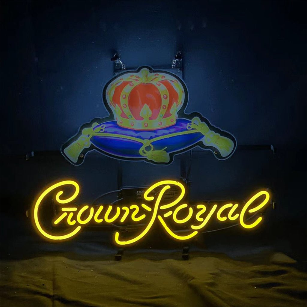 Crown Royal Whiskey Neon Signs Light - Club Rehab