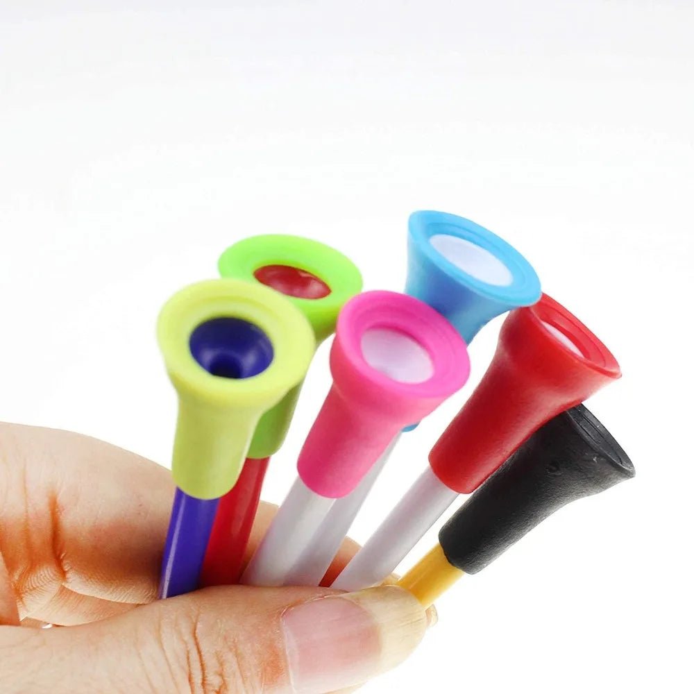Cushion Top Color Splash Golf Tees: 100 Pack - Club Rehab - plastic teesCushion Top Color Splash Golf Tees: 100 Pack