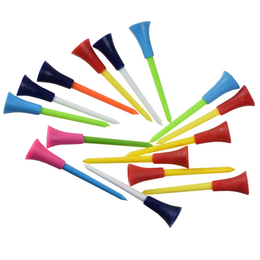 Cushion Top Color Splash Golf Tees: 100 Pack - Club Rehab - plastic teesCushion Top Color Splash Golf Tees: 100 Pack