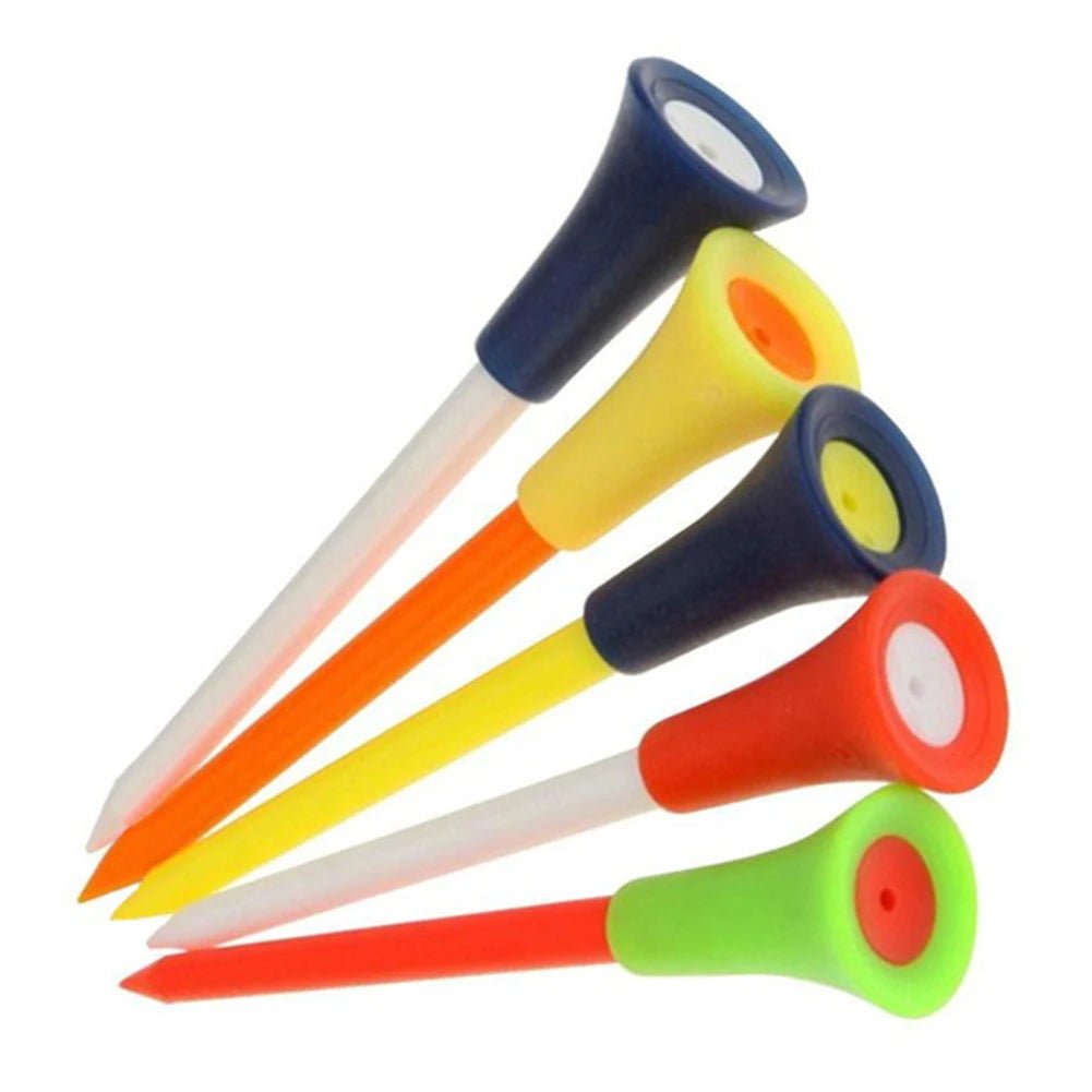 Cushion Top Color Splash Golf Tees: 100 Pack - Club Rehab - plastic teesCushion Top Color Splash Golf Tees: 100 Pack