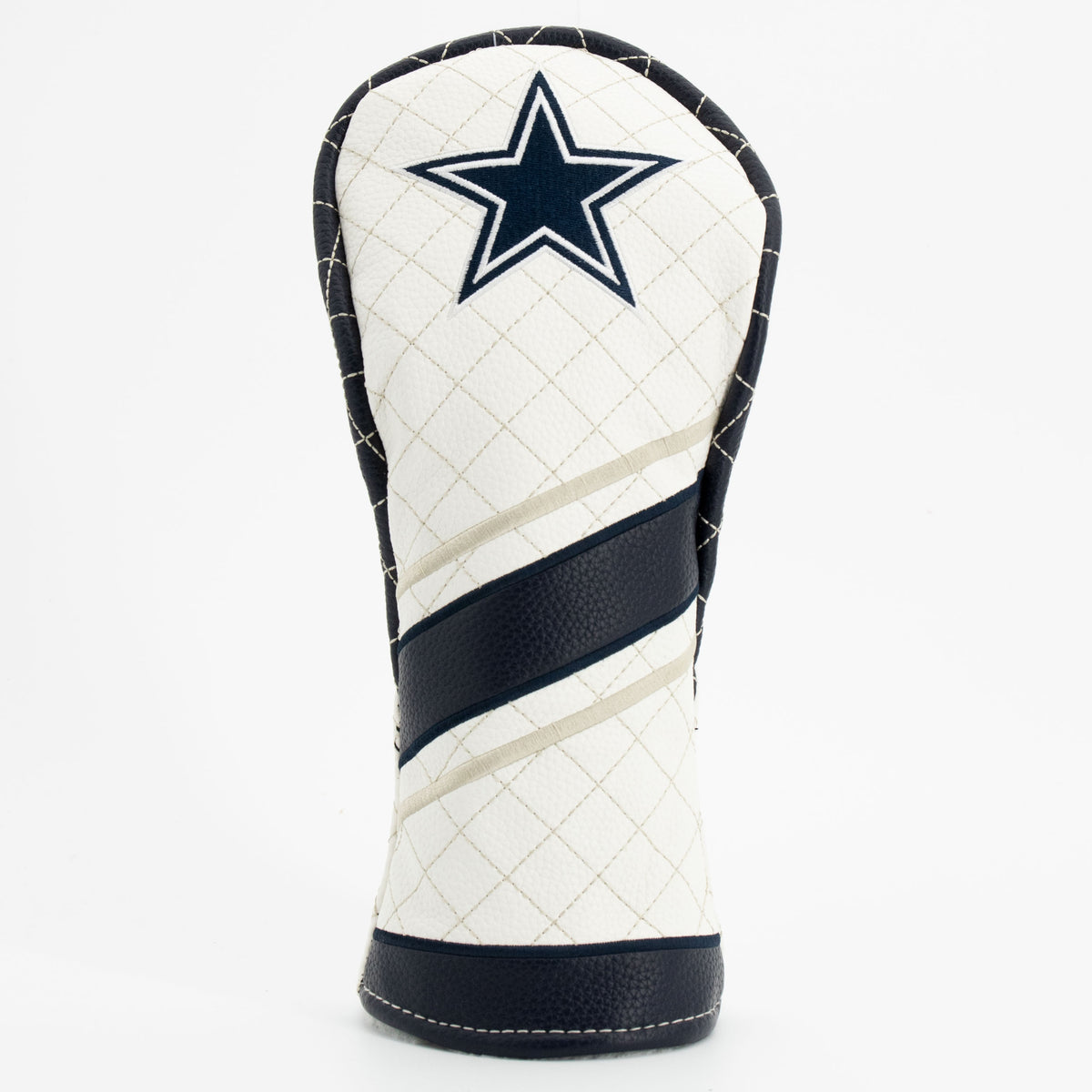 Dallas Cowboys Striped Fairway quilted headcover, front view