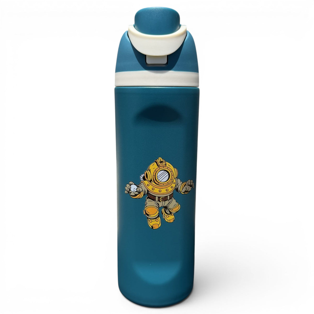 Deep Dive Hydration Bottle | 24oz Insulated Stainless Steel | Flip Straw Lid w/ Handle - Club Rehab