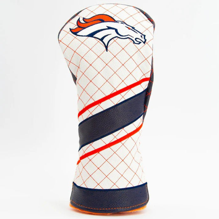 Denver Broncos Quilted Headcovers – Broncos Country Collection - Driver Stripe - Club Rehab