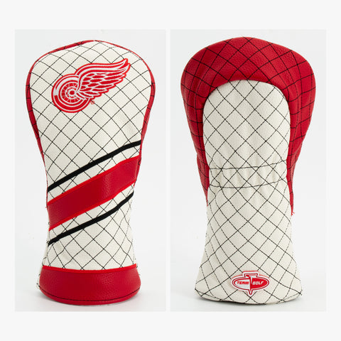 Detroit Red Wings Fairway-Schlägerhaube mit Streifenmuster und Steppung