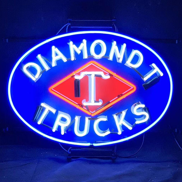 Diamond T Trucks Car Neon Signs Light - Club Rehab