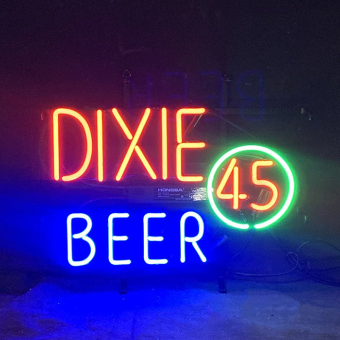 Dixie Beer 45 Neon Signs Light - Club Rehab