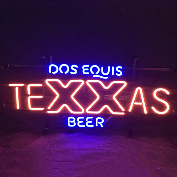 Dos Equis Texxas Beer Neon Signs Light - Club Rehab