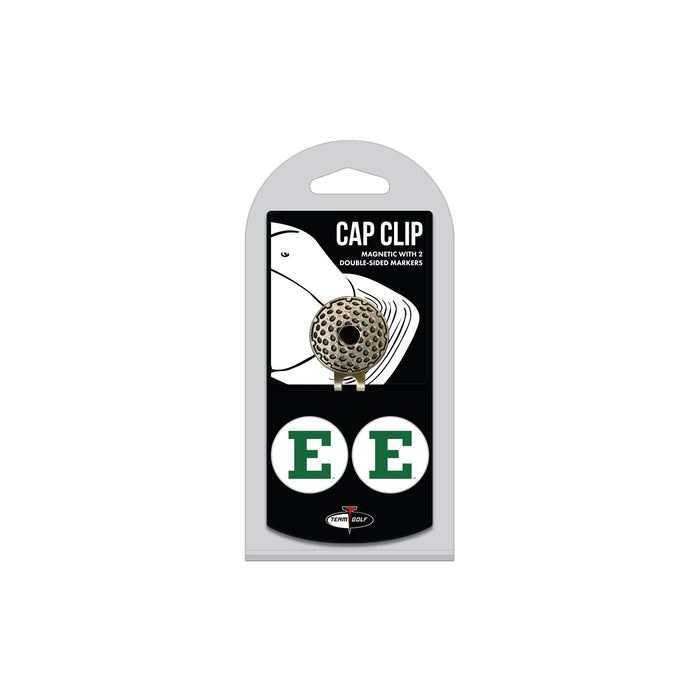 EASTERN MICHIGAN hat clip with two golf ball markers