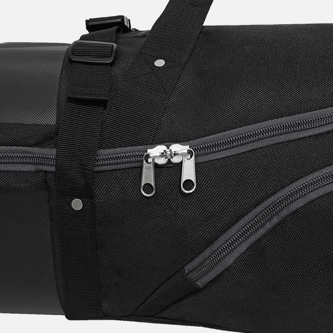 Enforcer Golf Travel Bag | Unrivaled Hard Top Durability - Black/Grey - Club Rehab