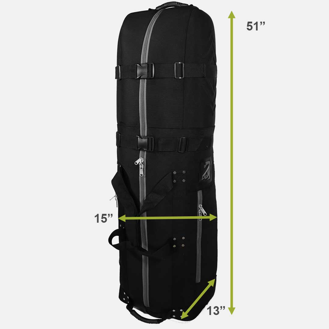 First Class Golf Travel Bag | Ultimate Protection - Black - Club Rehab