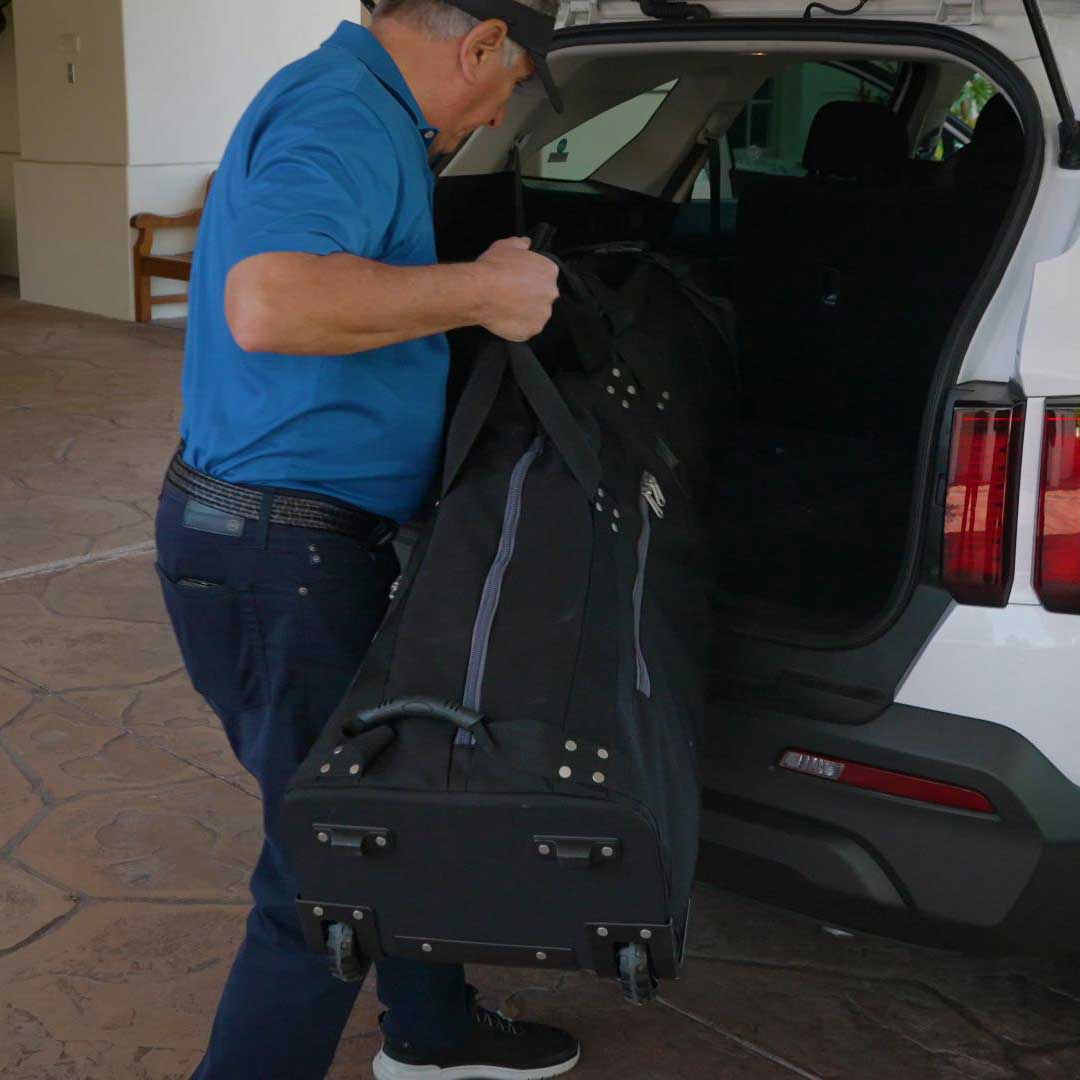 First Class Golf Travel Bag | Ultimate Protection - Black - Club Rehab