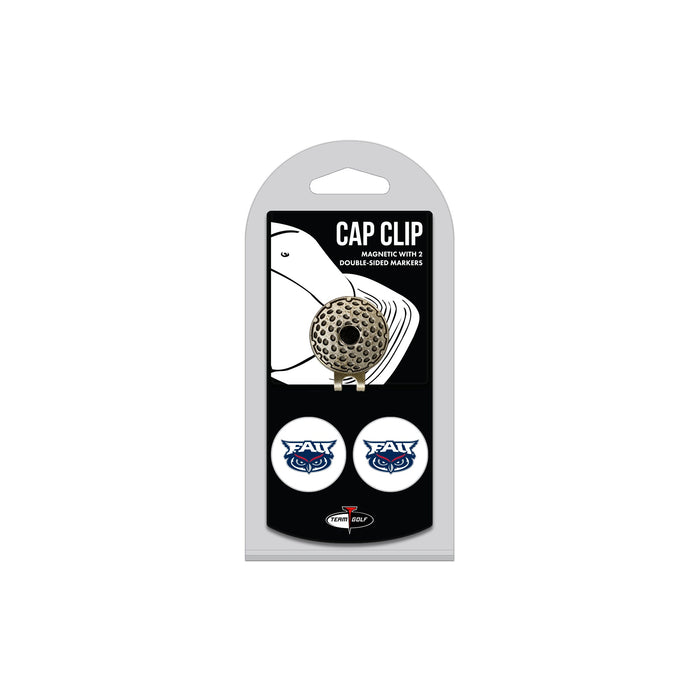 FLORIDA ATLANTIC hat clip with two golf ball markers