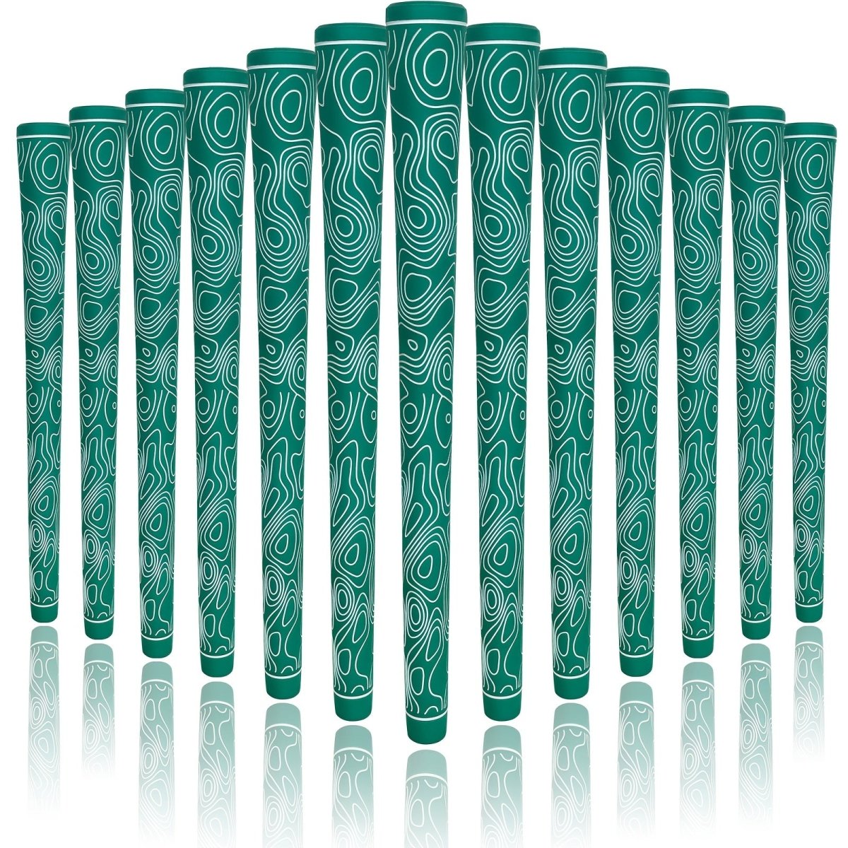 FlutterGrip - Superior Stability with a Stylish Twist 13pcs Golf Grips Set - Club Rehab - GripButterfly - GreenFlutterGrip - Superior Stability with a Stylish Twist 13pcs Golf Grips Set