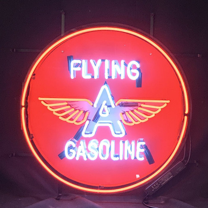 Flying Gasoline Wings Neon Sign Light - Club Rehab