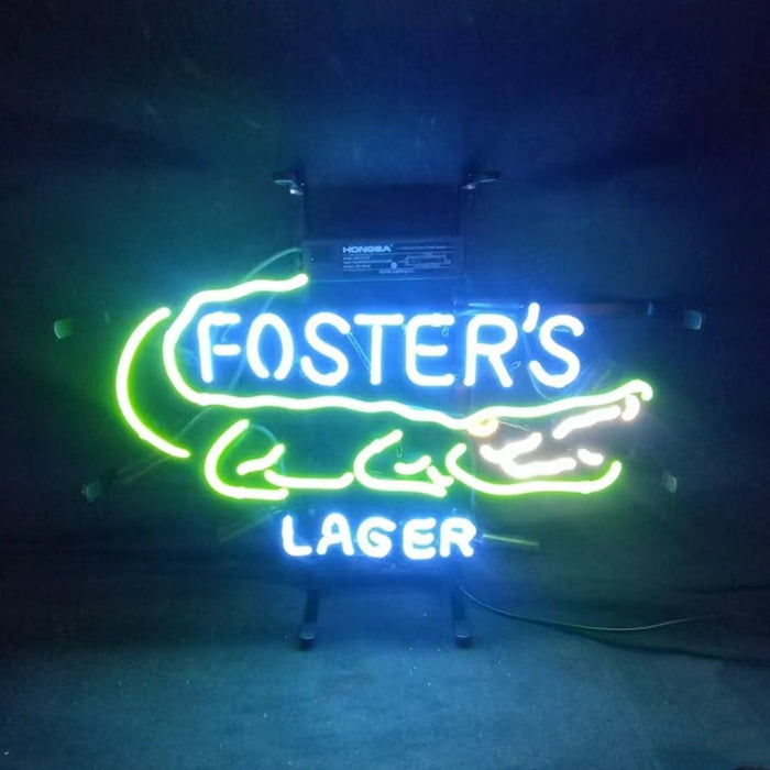 Foster's Lager Gator Neon Signs - Club Rehab