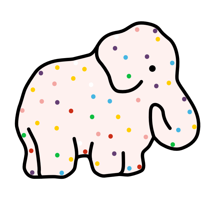 Frosted Elephant Ball Marker - Club Rehab