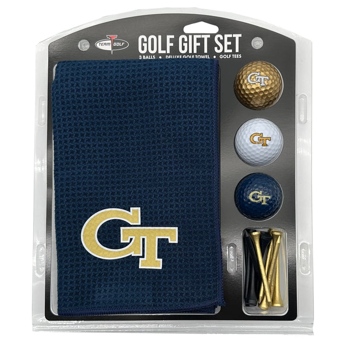 Georgia Tech Yellow Jackets Microfiber Towel Golf Gift Set - Club Rehab