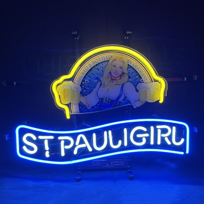 Germany St Pauli Girl Beer Neon Signs - Club Rehab
